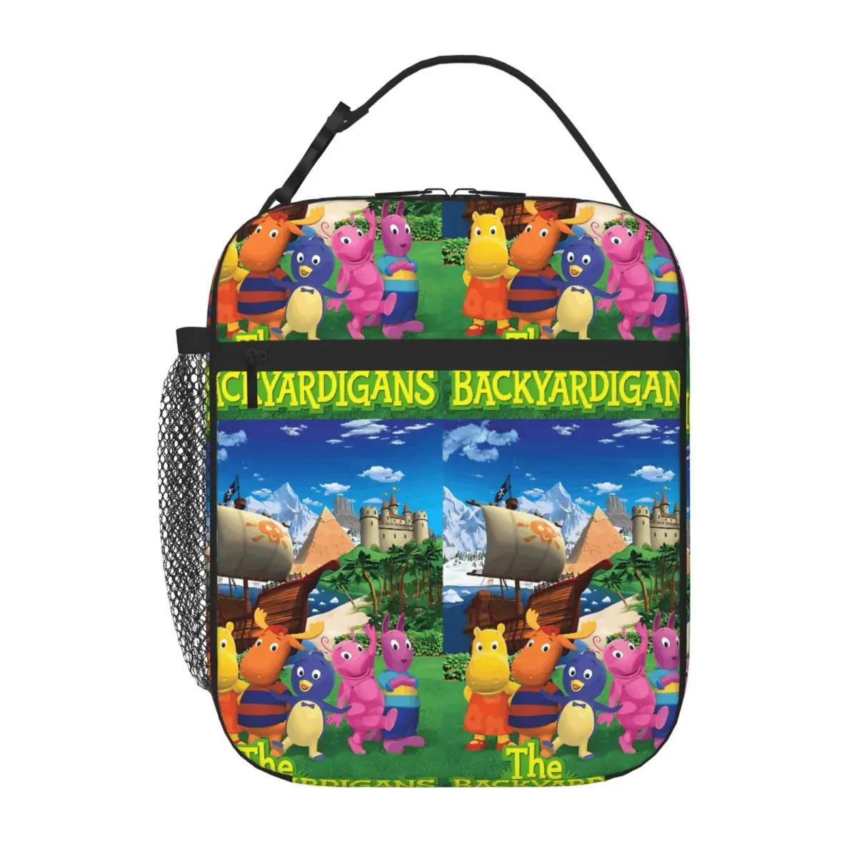 Bestselling The Backyardigans Poster Minimal Chic Cooler Tote Car Driving Lunch Picnic Lunch Bag