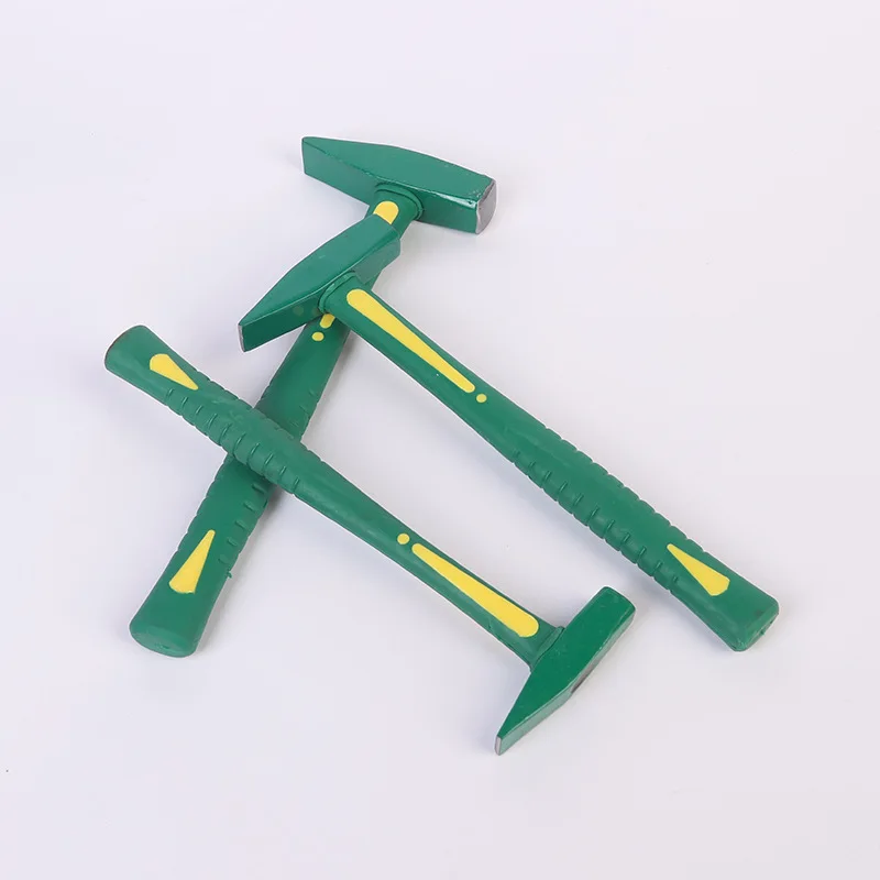 Plastic Handle Machinists Hammer Decoration Tools Sheet Metal Hammer Construction Site Hammer Multi-Functional Flat Head Hammer