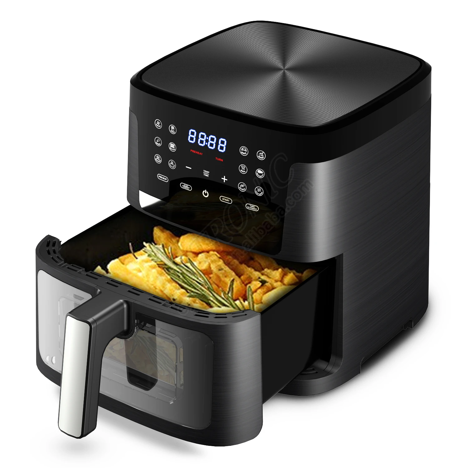 

2026 New Model Multi-functionalNew 6L 7L 8L 2026 Smart Air Fryer Touch Screen OEM Custom Oil Free Electric Deep Fryer Hot Digita