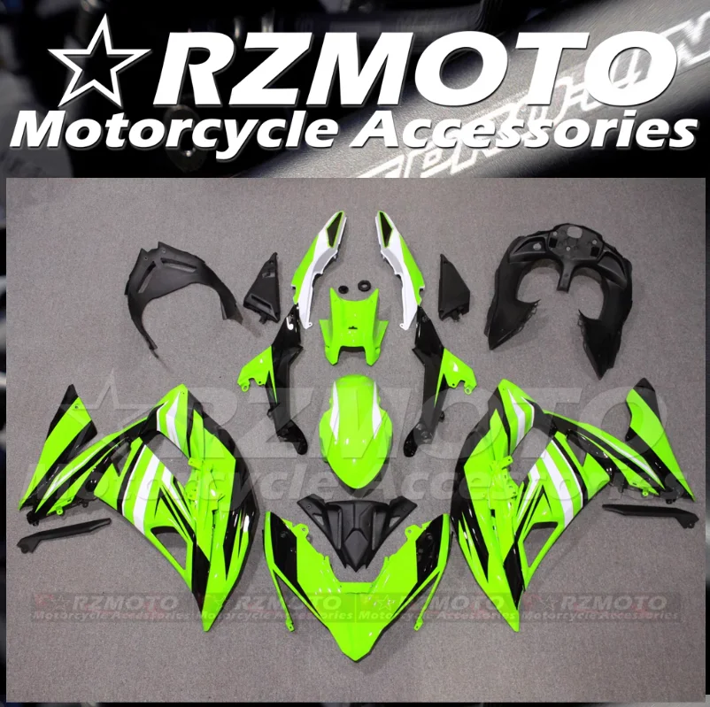 4Gifts New ABS Motorcycle Fairings Kit Fit For Kawasaki NINJA 650 ER-6F EX650 2017 2018 2019 ER6F 17 18 19 Bodywork Set Green