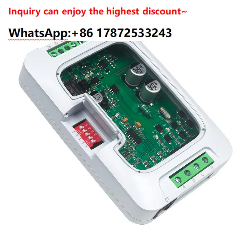 Three phase AC voltage and current meter power acquisition module electronic communication box