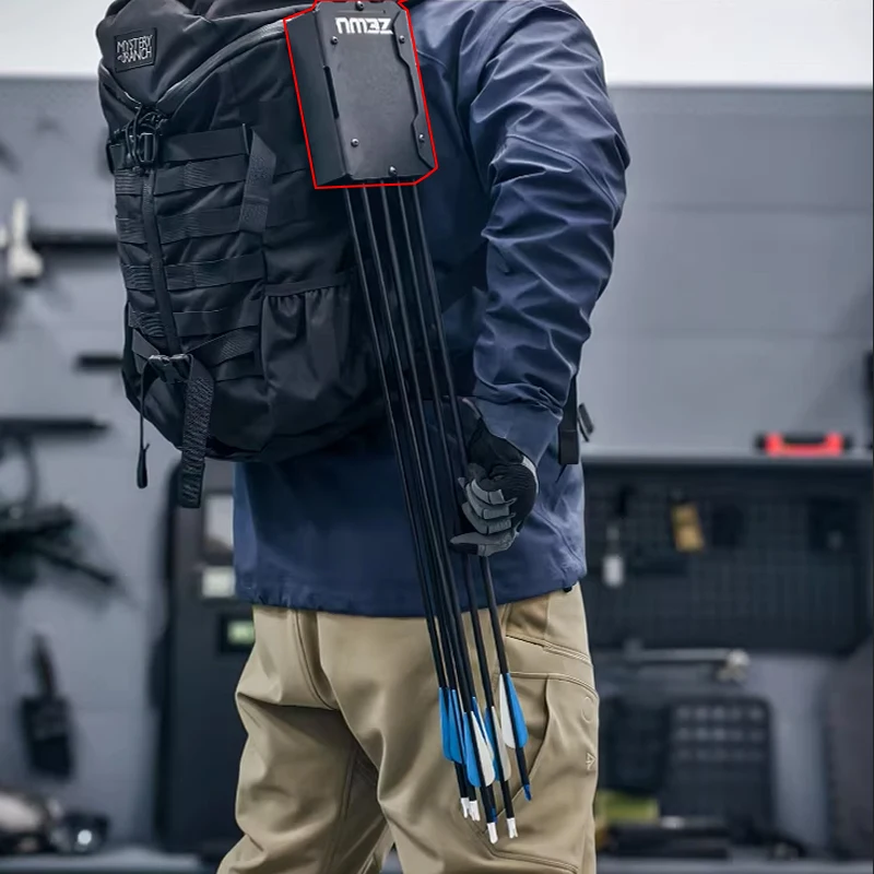 屋外ポータブルedcタクティカルアローボックスmolleクイックプルアウトセットハンティングスリングショットアクセサリーボックスツール