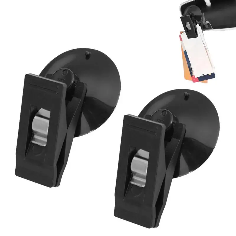 

Fixing Tools Suction Cup Plastic Car Window Mount Suction Clip Bill Holder Card Clamp Auto Towel Ticket Fastener ﻿
