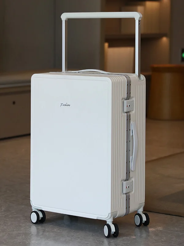 

New Wide Aluminum Frame Lage Bag with Password Lo And Large Capaci Silent Wheels for Travel Faion Trend Youth Sle