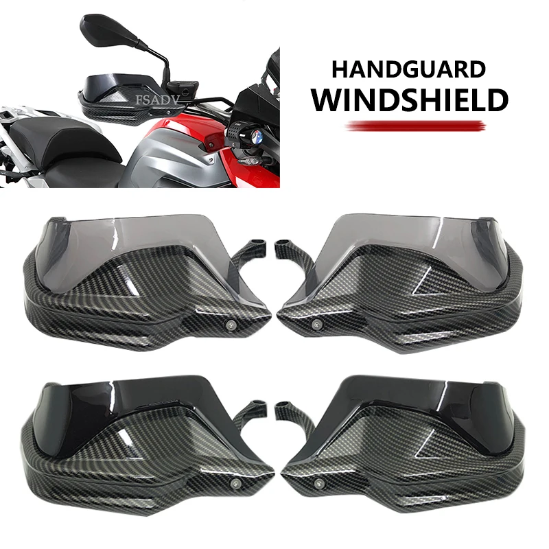 

Fit for BMW R1200GS LC F800GS GSA F850GS F900R XR S1000XR R1250GS Handguard Shield Hand Guard Protector Windshield Motorcycle