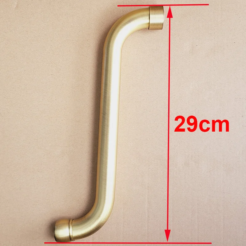 29cm length outlet rotated Brass Body Bathroom Shower Faucet Parts Pipe