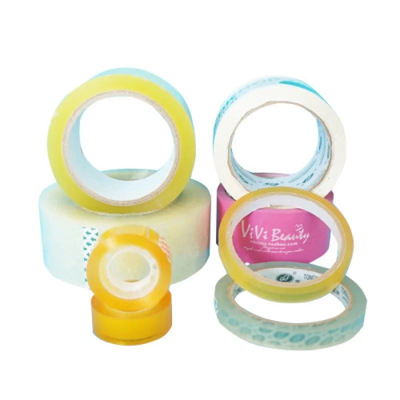 Customized productHigh Quality BOPP Transparent Acrylic Packing Tape Low MOQ Custom Adhesive Packaging Tape OPP Cart