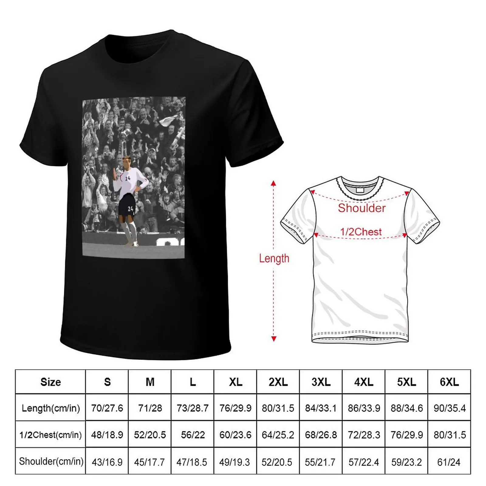 England's Peter Crouch T-Shirt summer shirt vintage graphic tee shirts men