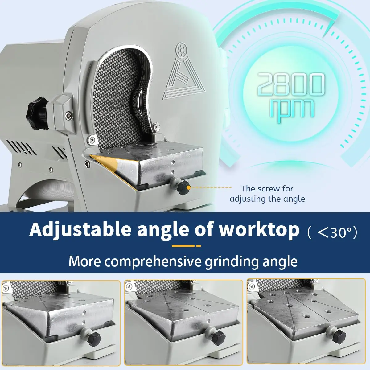 Dental Gypsum Finishing Machine JT-19C Correcting Model trimmer Polishing Grinding Machine with Water and Dry