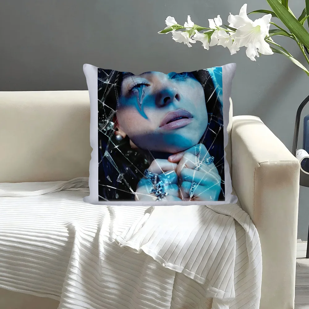 Singer B-Billies Pillow Case  Cartoon Sofa Decorative Home Double-sided Printing Short Plush Cute Cushion Cover