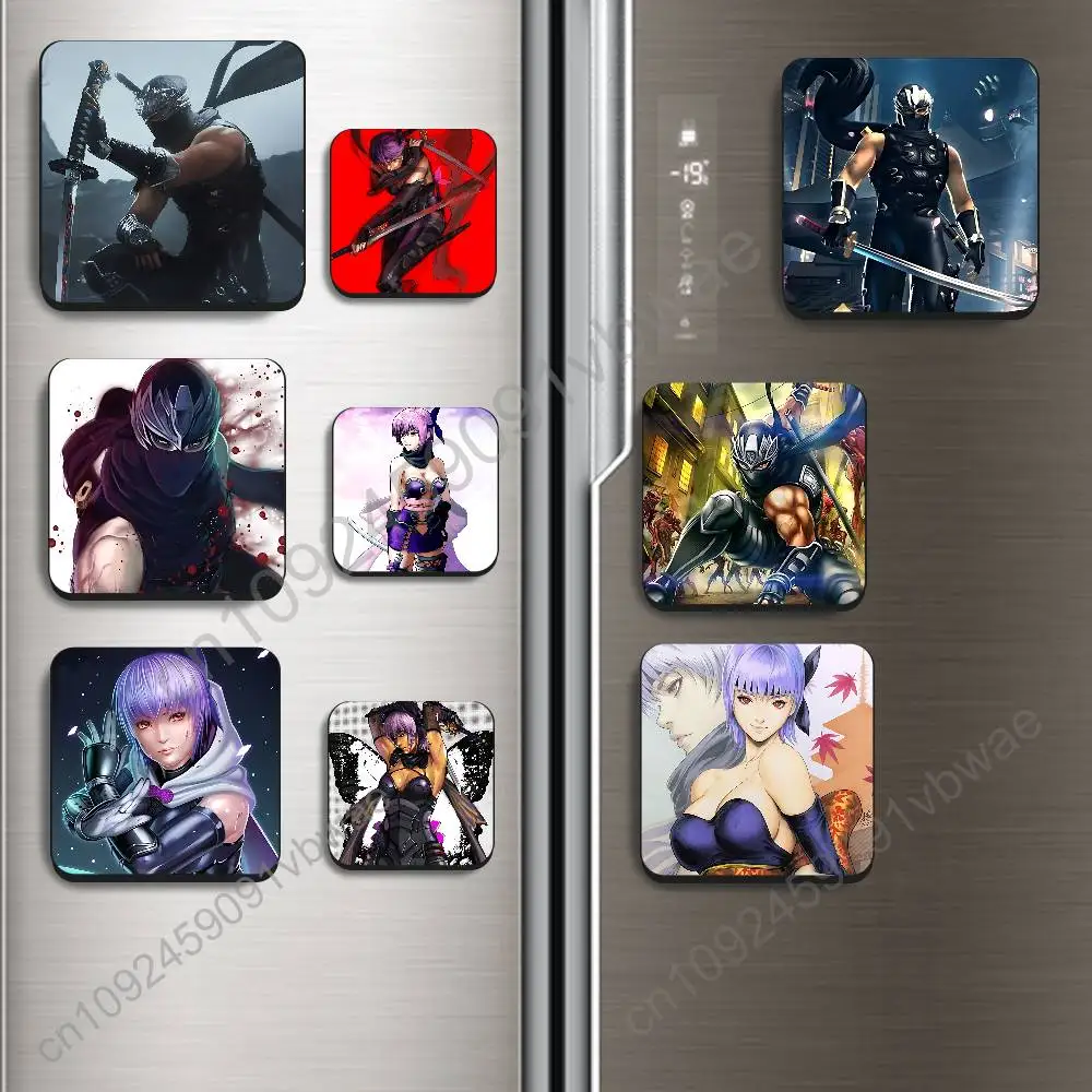 

Ryu Hayabusa Ninja Gaiden Ayane Magnetic Sticker Fridge Magnets No Falling Off Fit for Refrigerators All Metal Surfaces