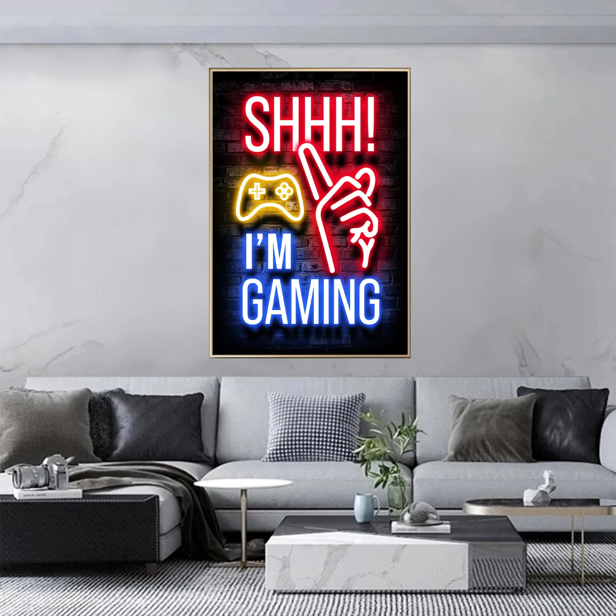 Affiche néon cyberpunk adaptée - Esports Gaming Wallpaper avis et prix