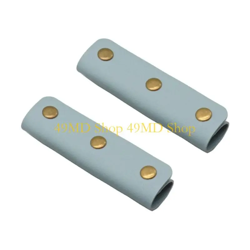 49MD 1 Pair Fashionable Handle Protector Leather Handle Pads For Commuting And Travel