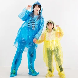 Camping Travel Disposable Raincoat Waterproof Durable Foot Wrap Rainpants Convenient Thickened Foot Sealing Rain Pants