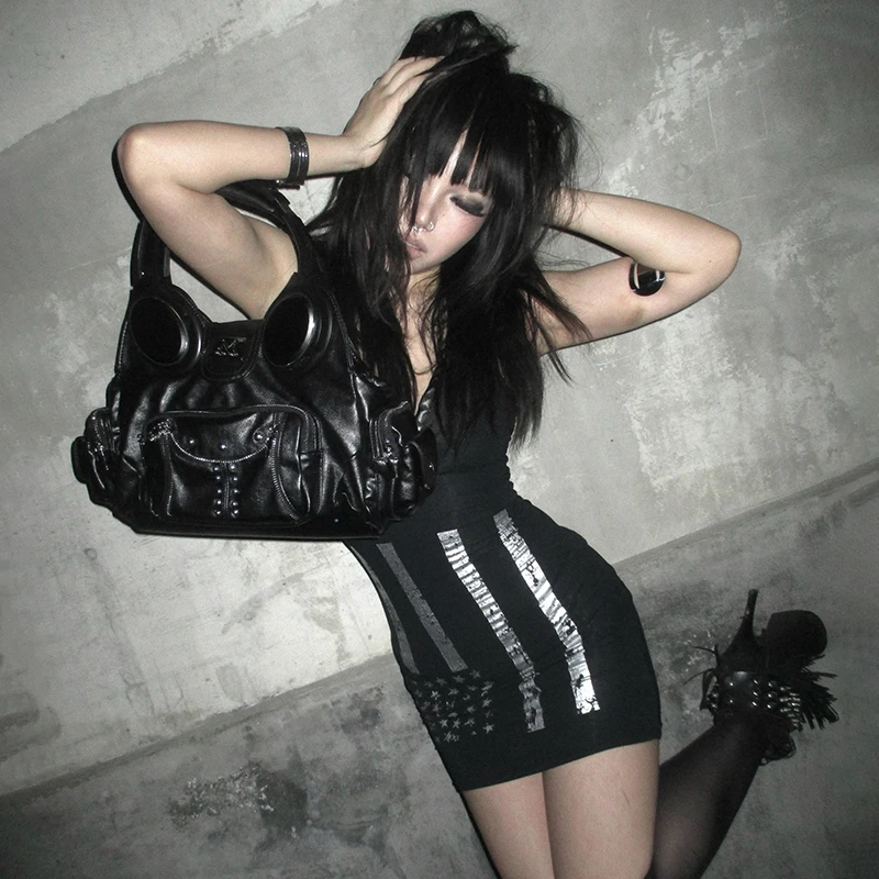 Karrcat Trashy Y2k Flag Print - Street Fashion Usa 评论和价格