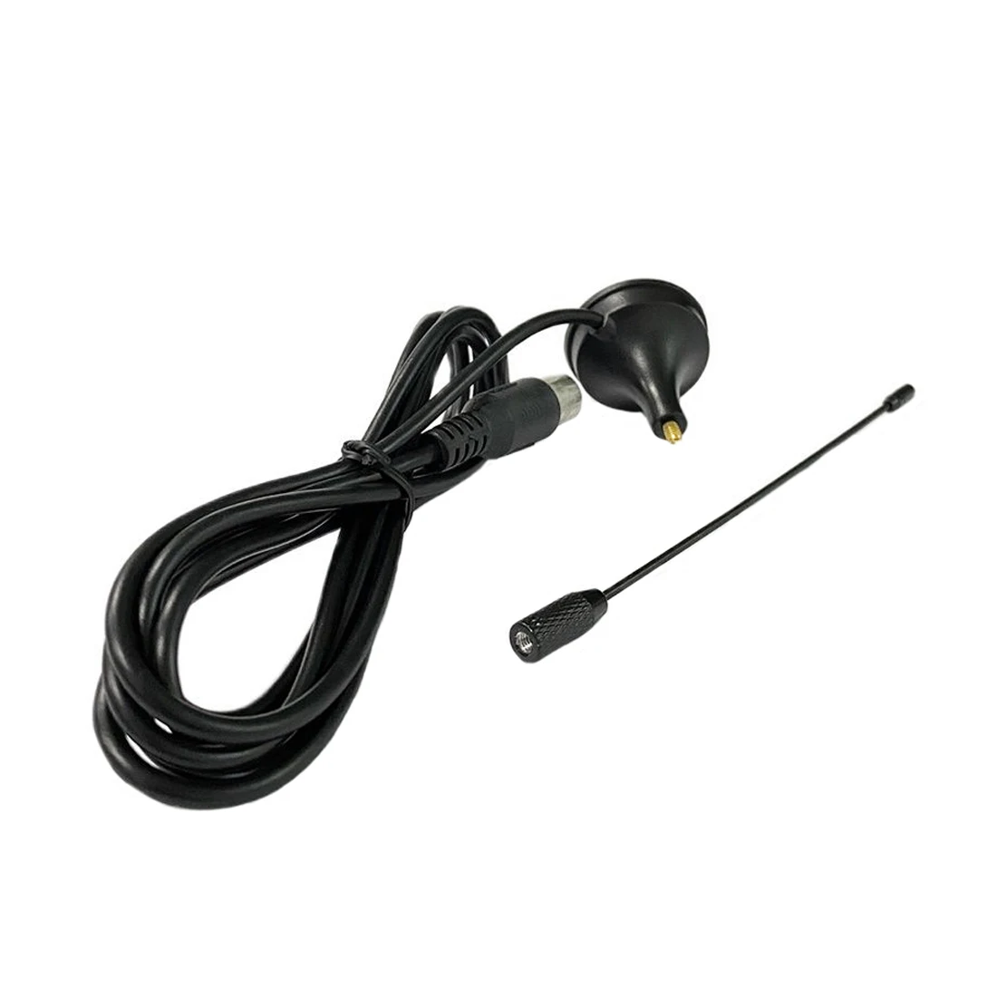 1PC DVB-T Sucker Antenna Indoor TV Aerial Magnetic Base 3m Extension Cable IEC Connector Wholesale