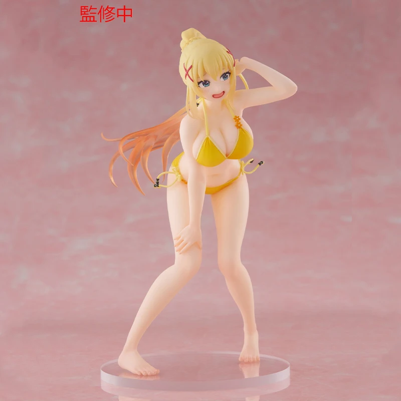 ในสต็อกOriginal TAITO KonoSuba Coreful Darkness PVCอะนิเมะAction Figureของเล่นคริสต์มาสของขวัญ