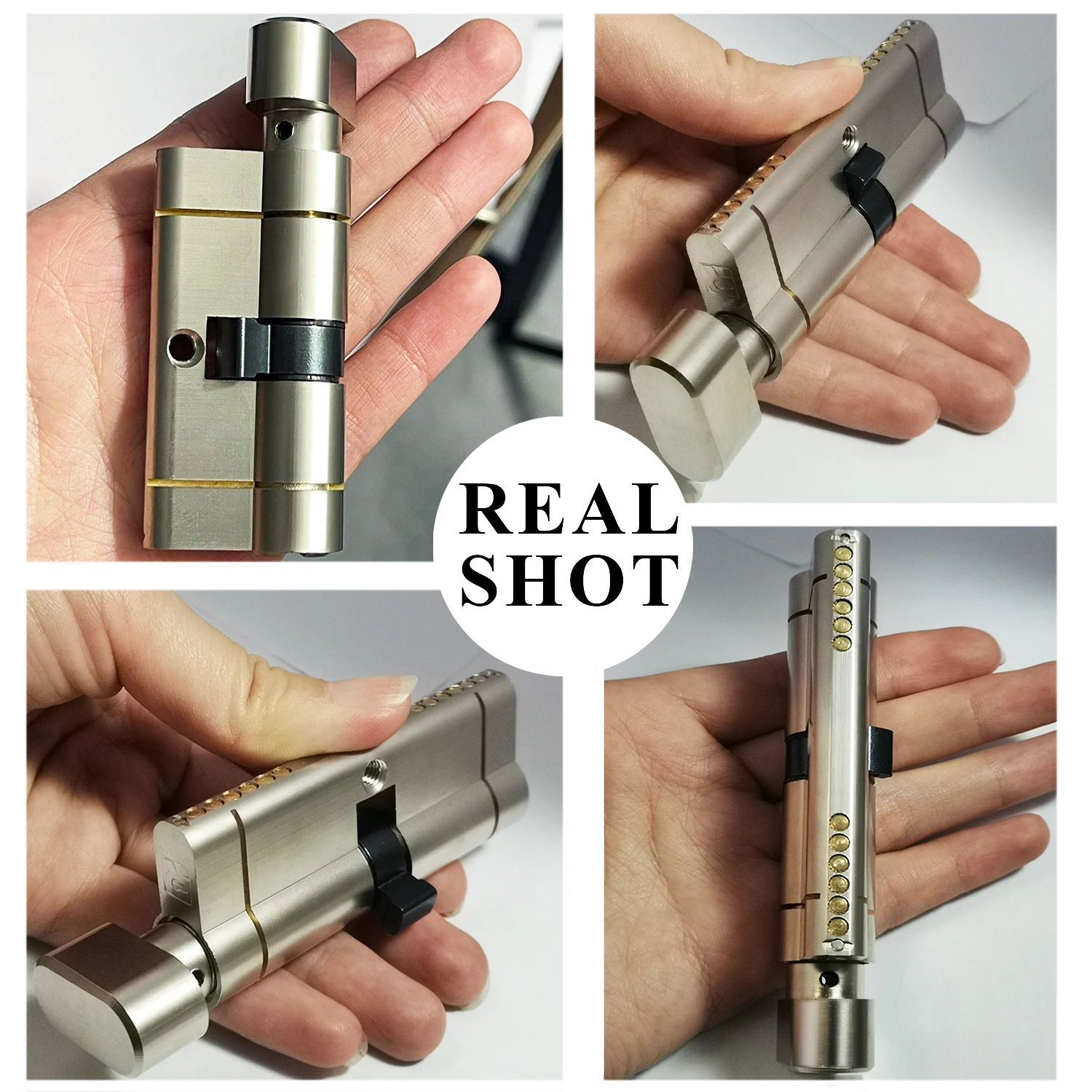 قم بتخصيص مفتاح واحد لفتح جميع أسطوانات القفل، وأسطوانات الأقفال، وأسطوانة قفل المقبض، وقفل باب المدخل، وباب الأسطوانة نفسه المفتاح