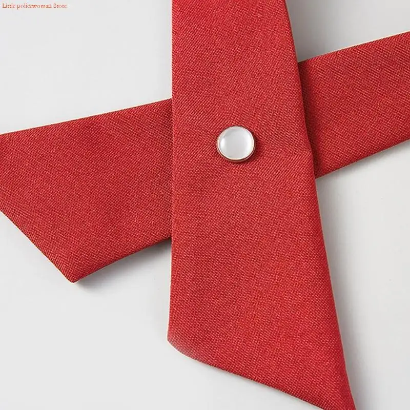 

F92D Criss Bow Tie School Uniform Bow Tie Necktie Adjustable Pre-tied Bow Tie