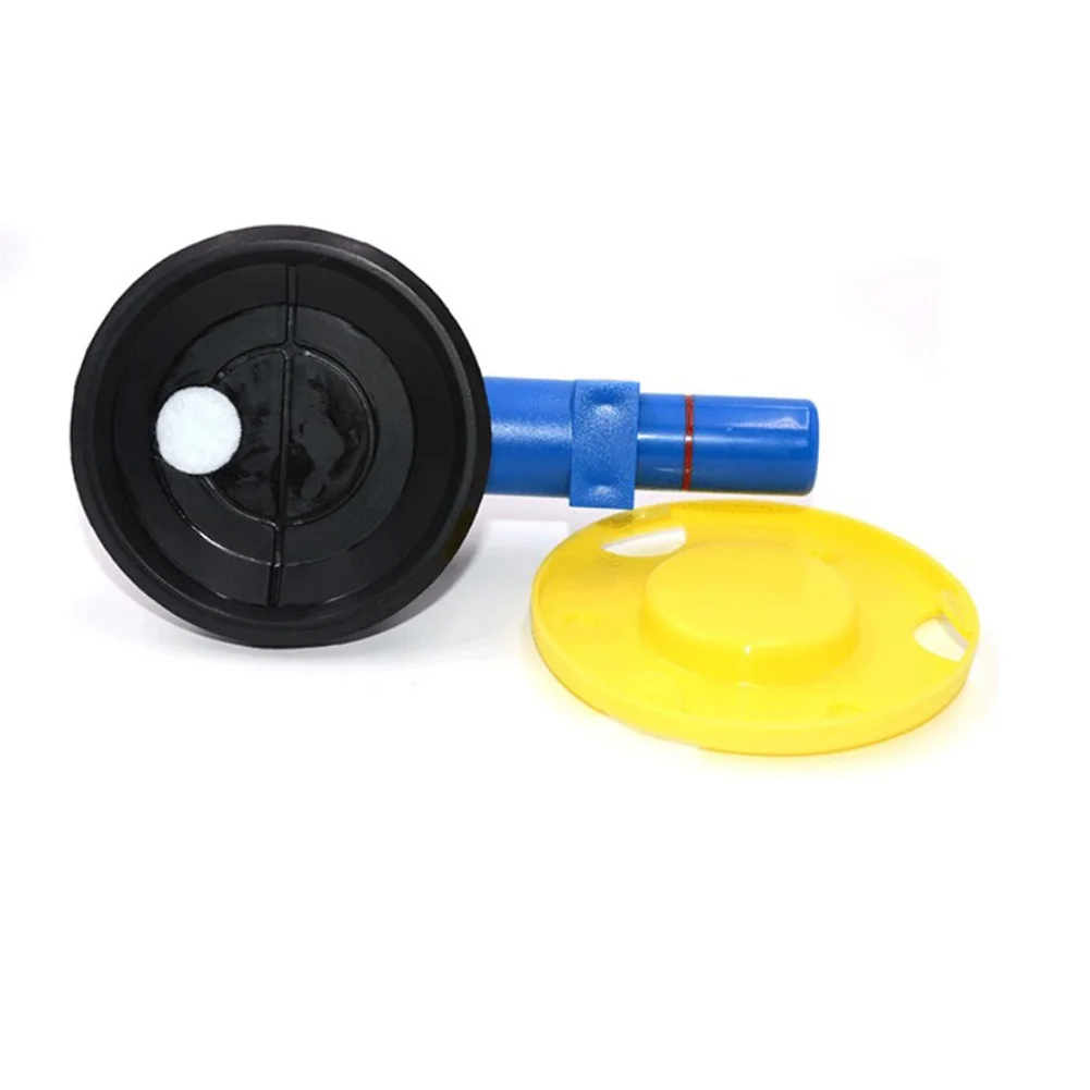 3 Inch Concave Vacuum Cup Dent Puller With Hand Pump, M6/M8 Threaded Suction Cup For Auto Body Glass Repair, Black