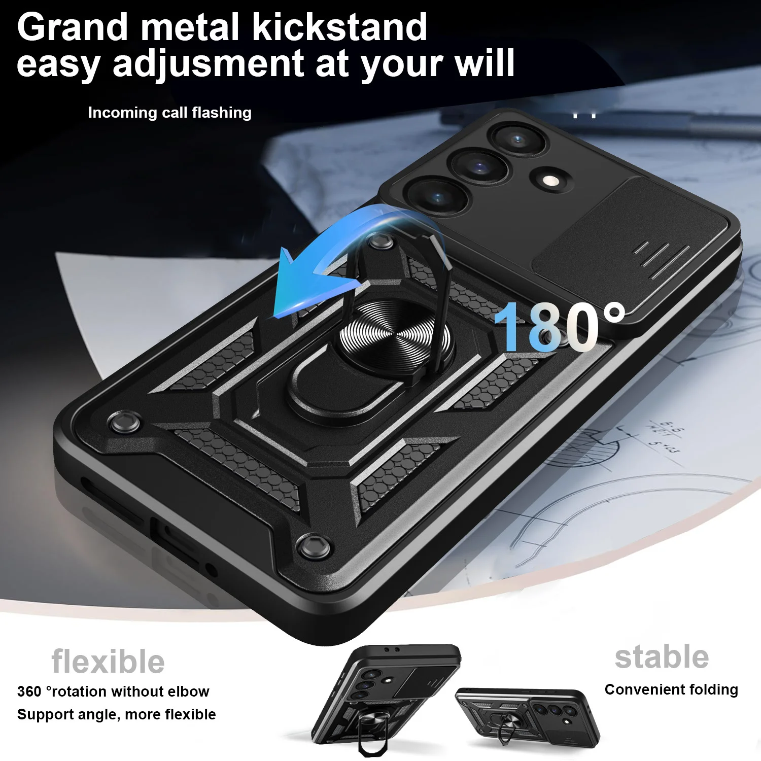 حافظة لهاتف سامسونج جالاكسي S25 FE حافظة حماية للكاميرا لهاتف جالاكسي S25FE غطاء خلفي مقاوم للصدمات