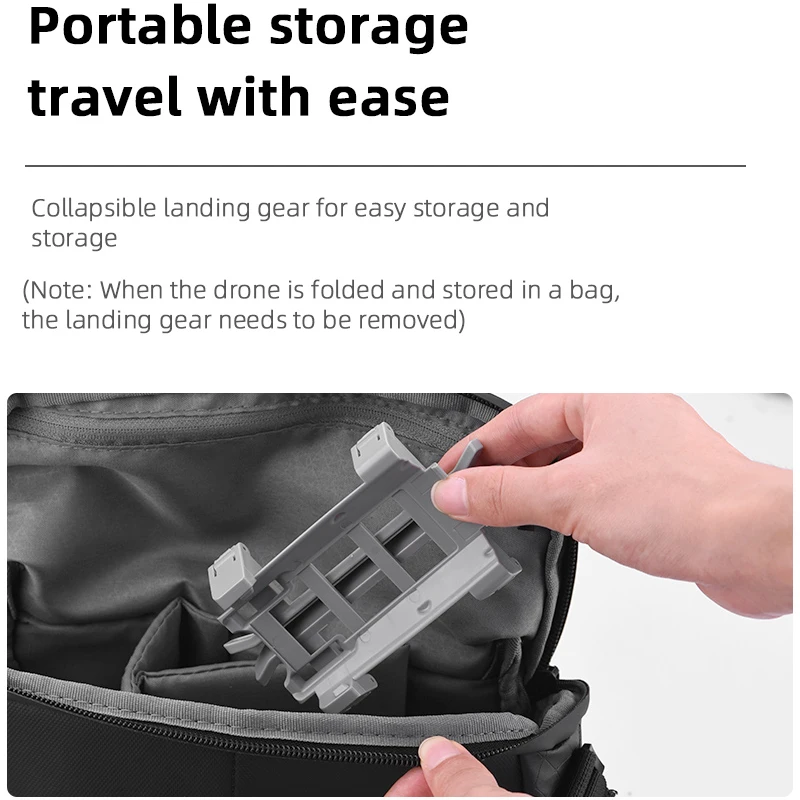 Dji Mavic air 2/2s折りたたみ式キャビン,高さエクステンダー,ロングレッグフットスタンド,クイックリリースジンバルプロテクター