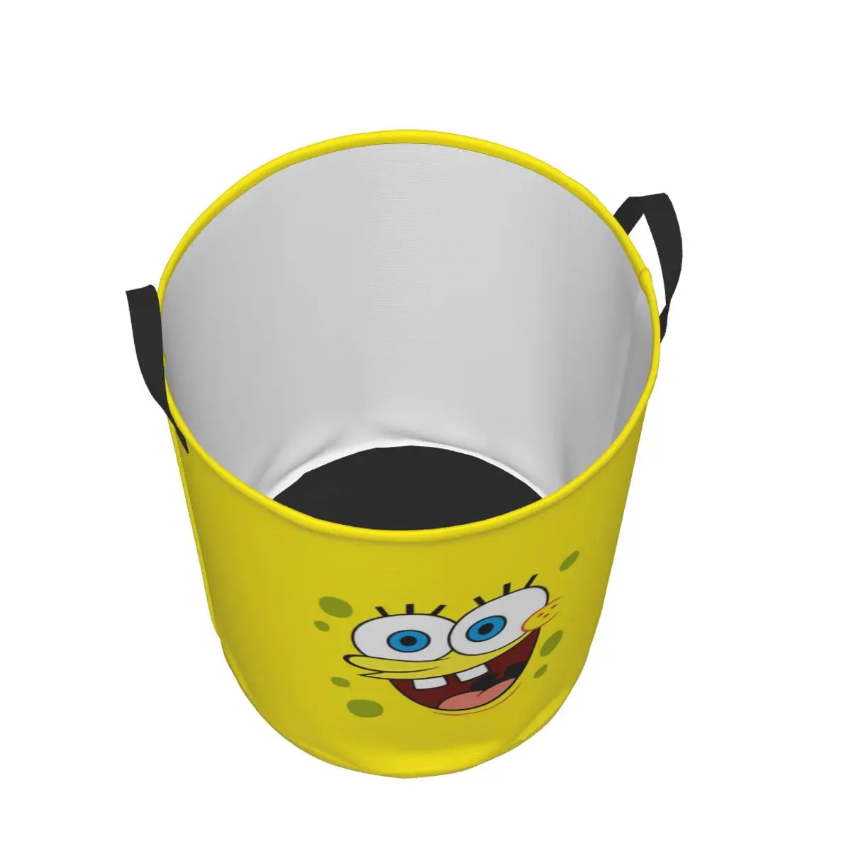 Skládací kolo jednovrstvé prádelna koš bob spongebob přenosné špinavý oblečení hamper pro koupelna, ložnice, a prádelna pokoj