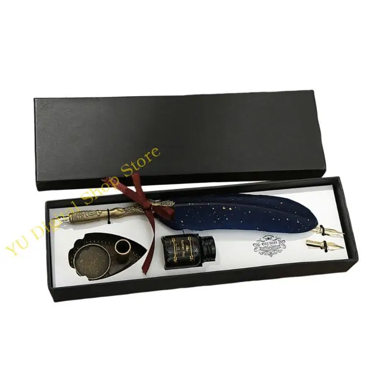 

96BA Деликатная ручка писать перо каллиграфия пера подарочный набор перо перо перо перо