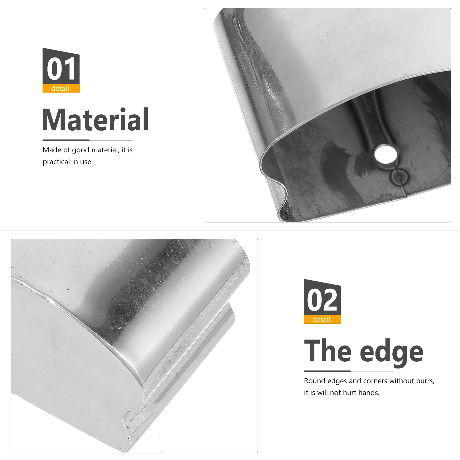 

Stainless Steel Horseshoe Handrail End Cap Cover Plug Tubing Protector Fencing Rail Support Hardware Plugs Tube Cap Furniture