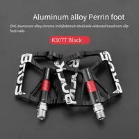 ROCKBROS Bicycle Pedals,Ultralight Reflective Bearing Anti-slip Bike Pedals,Aluminum Alloy MTB Road Mountain Cycling Pedal