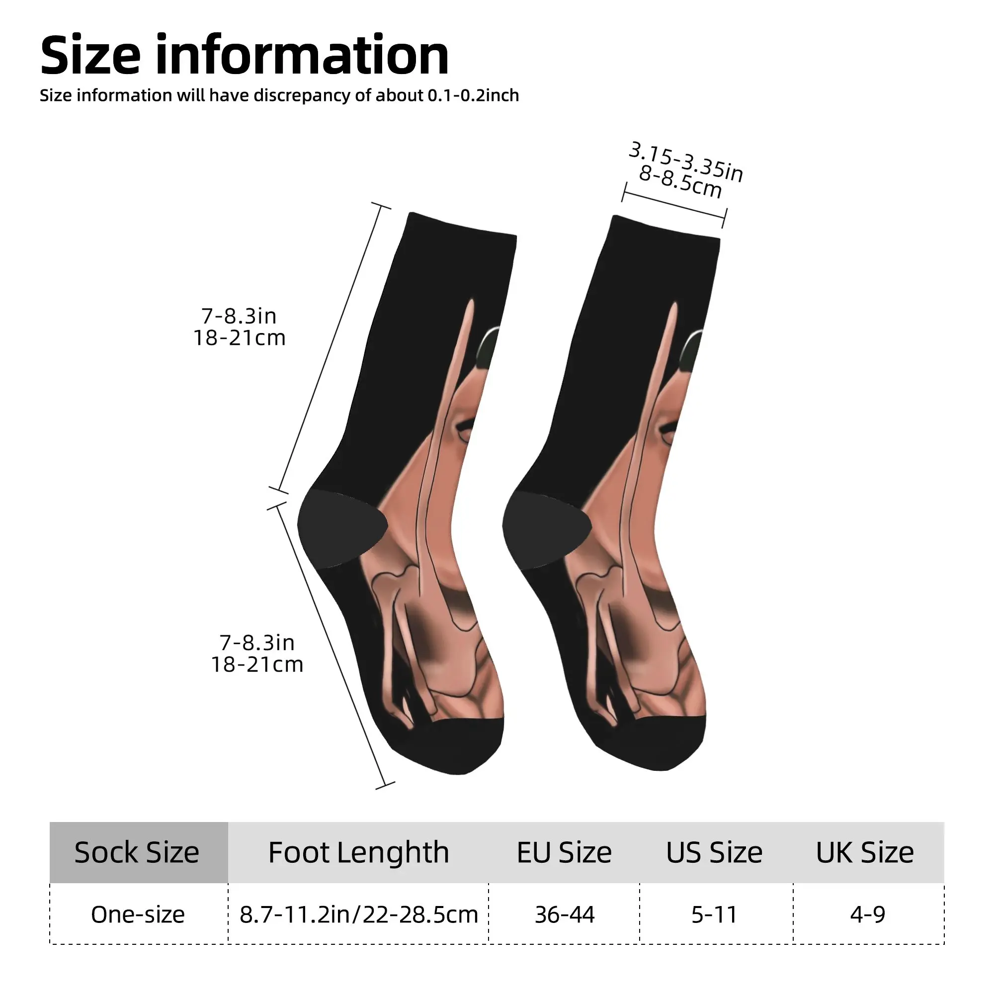 Marcus-medias divertidas Meme, calcetines góticos, calcetines cómodos para hombre, calcetines antideslizantes con gráfico para correr de otoño, regalo