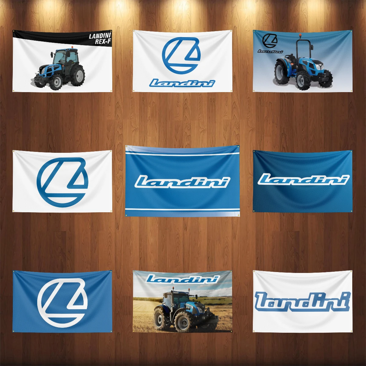 3×5ft Landinis Tractors Flag Polyester Digital Printed Tool Tapestry Banner Curtain For Decor agriculture