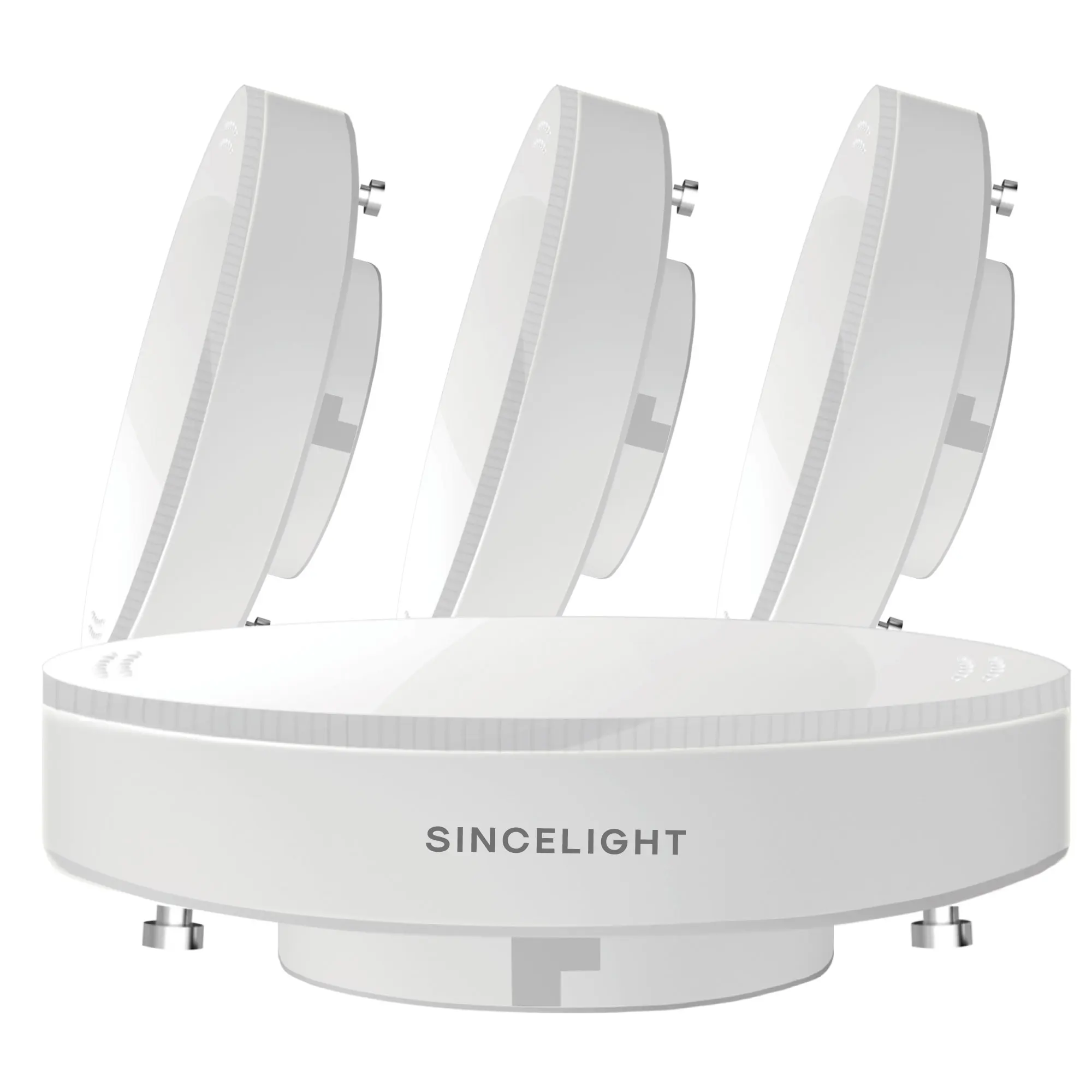 SINCELIGHT (Pack of 4) GX53 LED 7W Reflector Light bulb, Rich Color RA92, for Kitchen Units, Display Cabinets, Under-Shelf Light