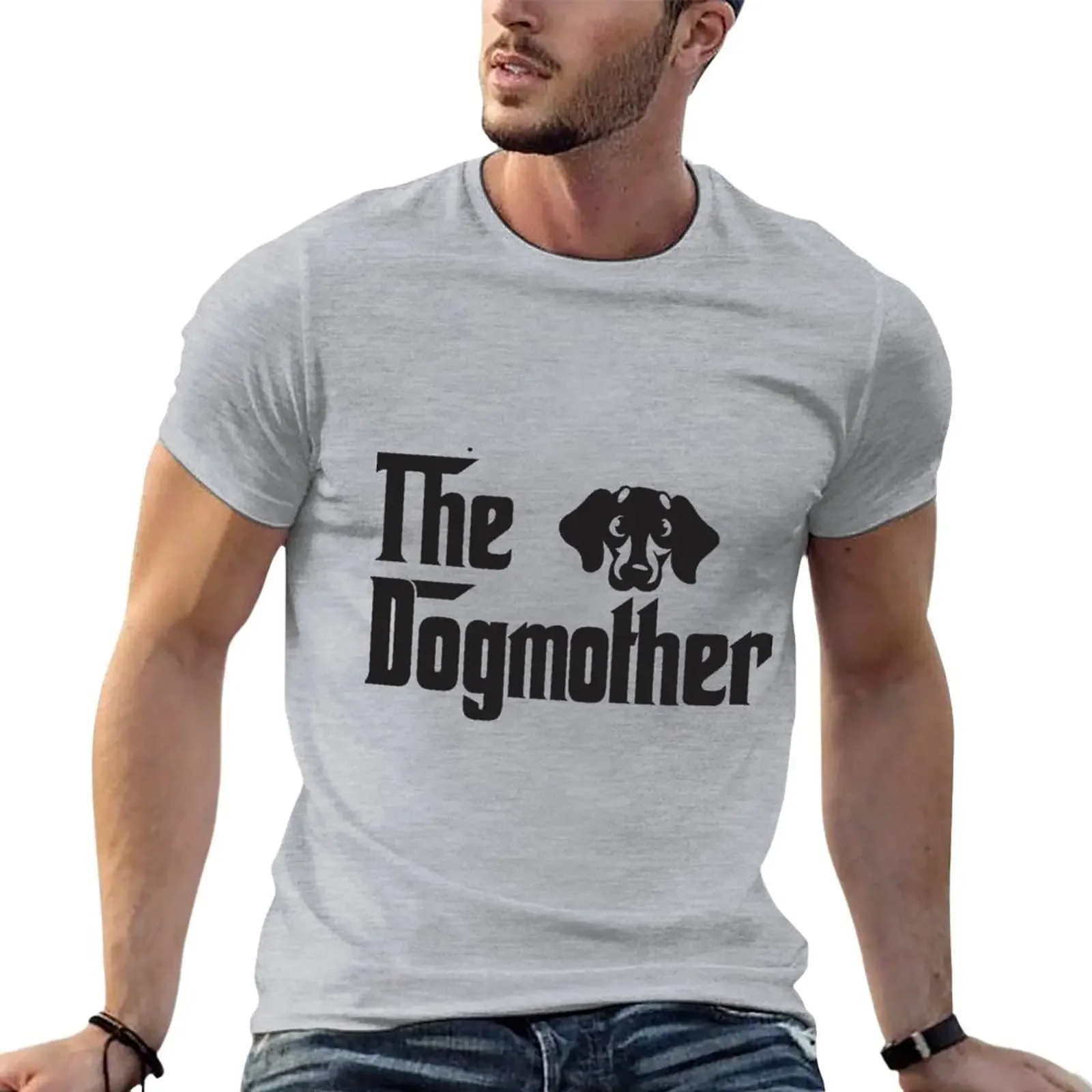 TheDogmother dog lover women dachshund T-Shirt anime graphics Blouse Men's cotton t-shirt