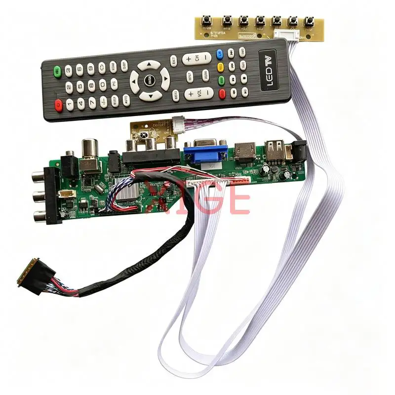 

For LTN101NT08 LTN101NT07 LTN101NT05 LTN101NT06 Drive Board Kit Laptop Screen 1024x600 40-Pin LVDS HDMI/VGA/AV/USB/DVB 1024*600