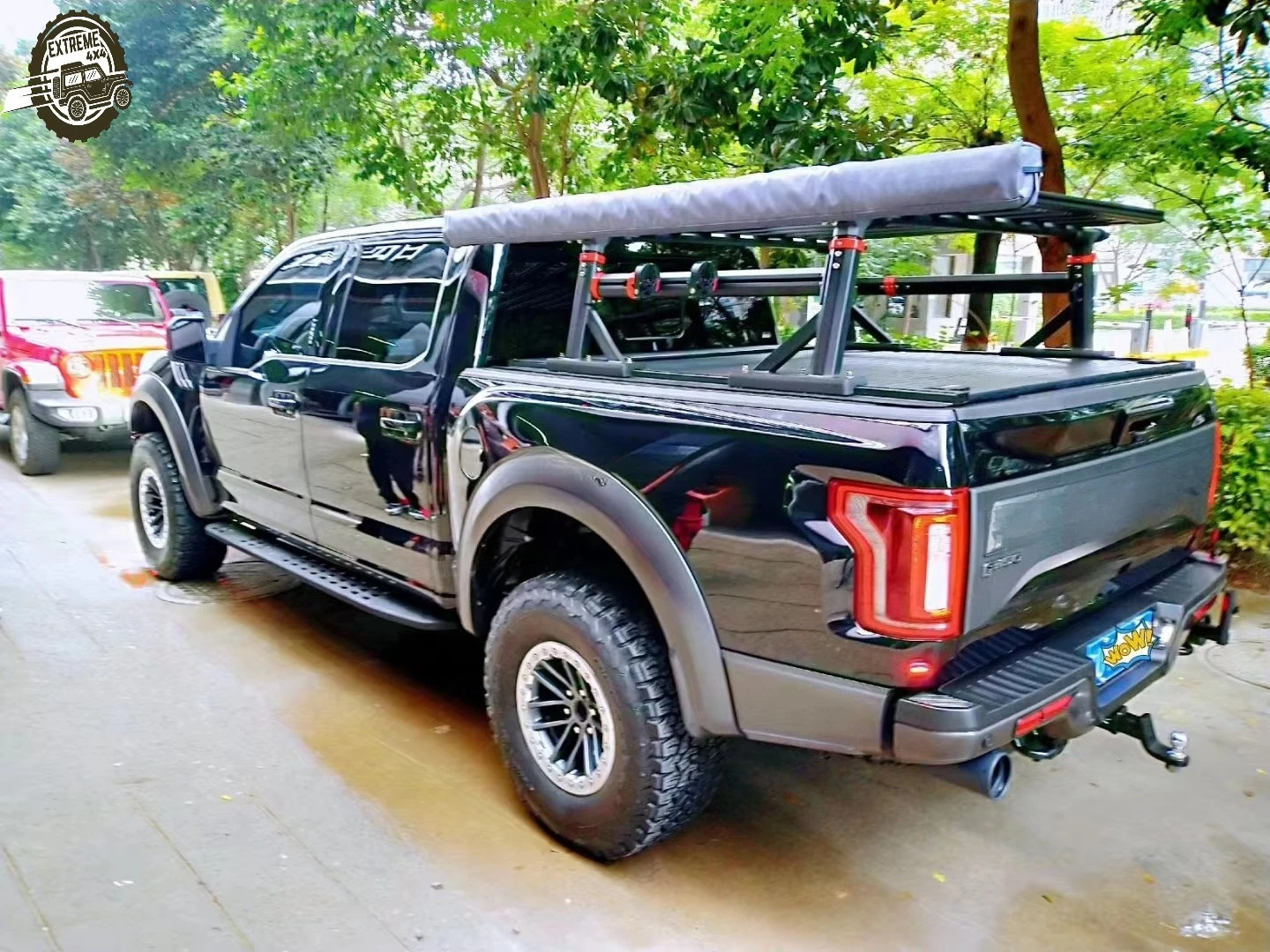 

500KG Pickup Rack Roll bar Universal Truck Bed Rack Pickup Aluminium Adjustable Pickup Truck Bed Rack