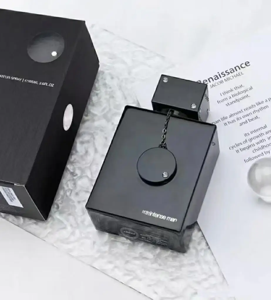 Club de Nuit Intense Man perfume, 105ml, spicy wood tone, top note lemon, pineapple, apple fruit fragrance, middle note rose, jasmine, birch, rich layers. A must-have for nightclubs and gatherings, with a strong presence!
