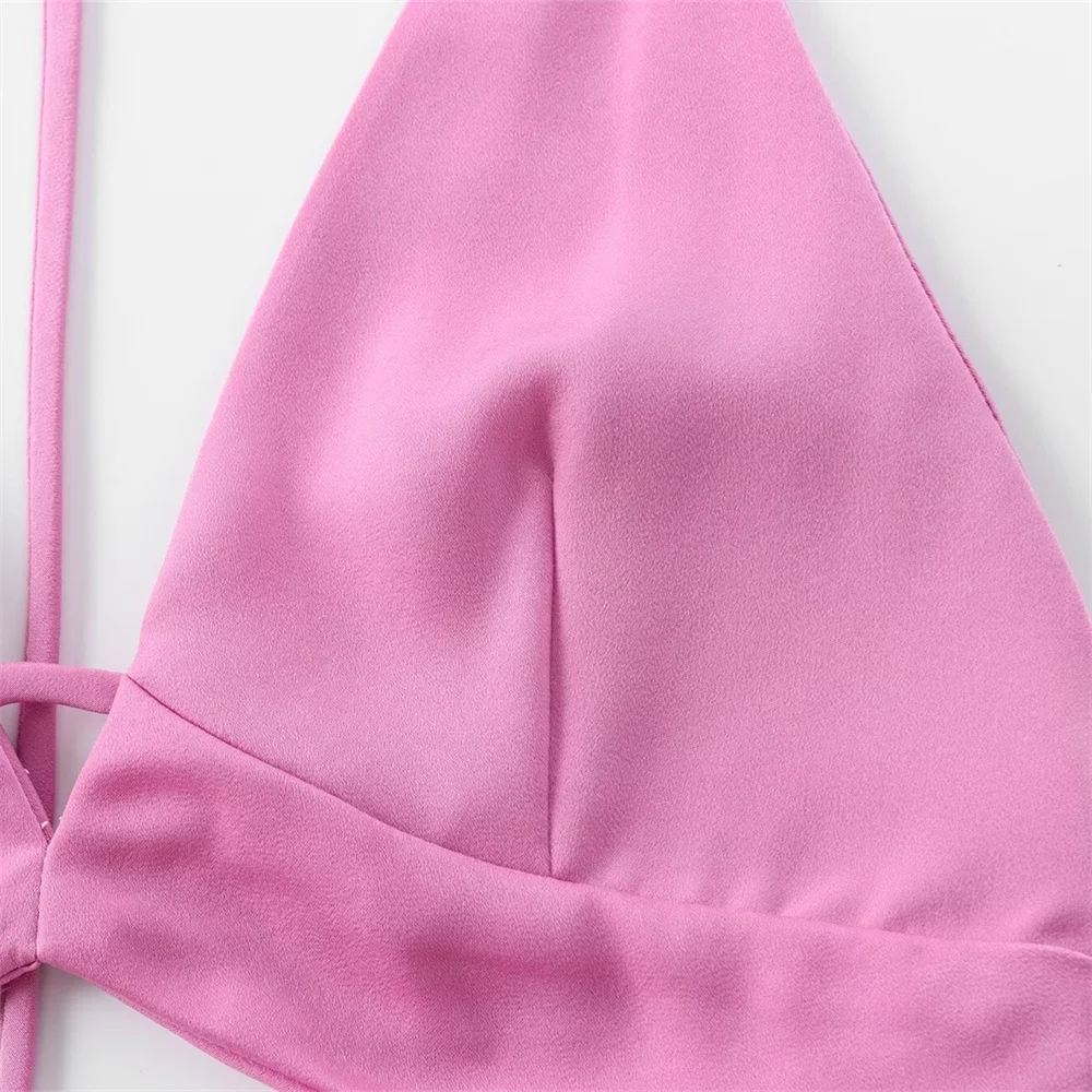 여름 신상품 여성 패셔너블한 슬림핏 홀로우아웃 디자인 실크 새틴 텍스처 드레스