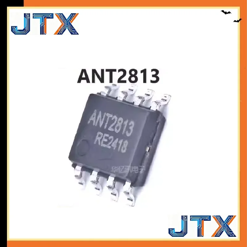 10PCS/LOT ANT2813 2813 SOP-8 7.4V dual cell lithium battery charging management chip