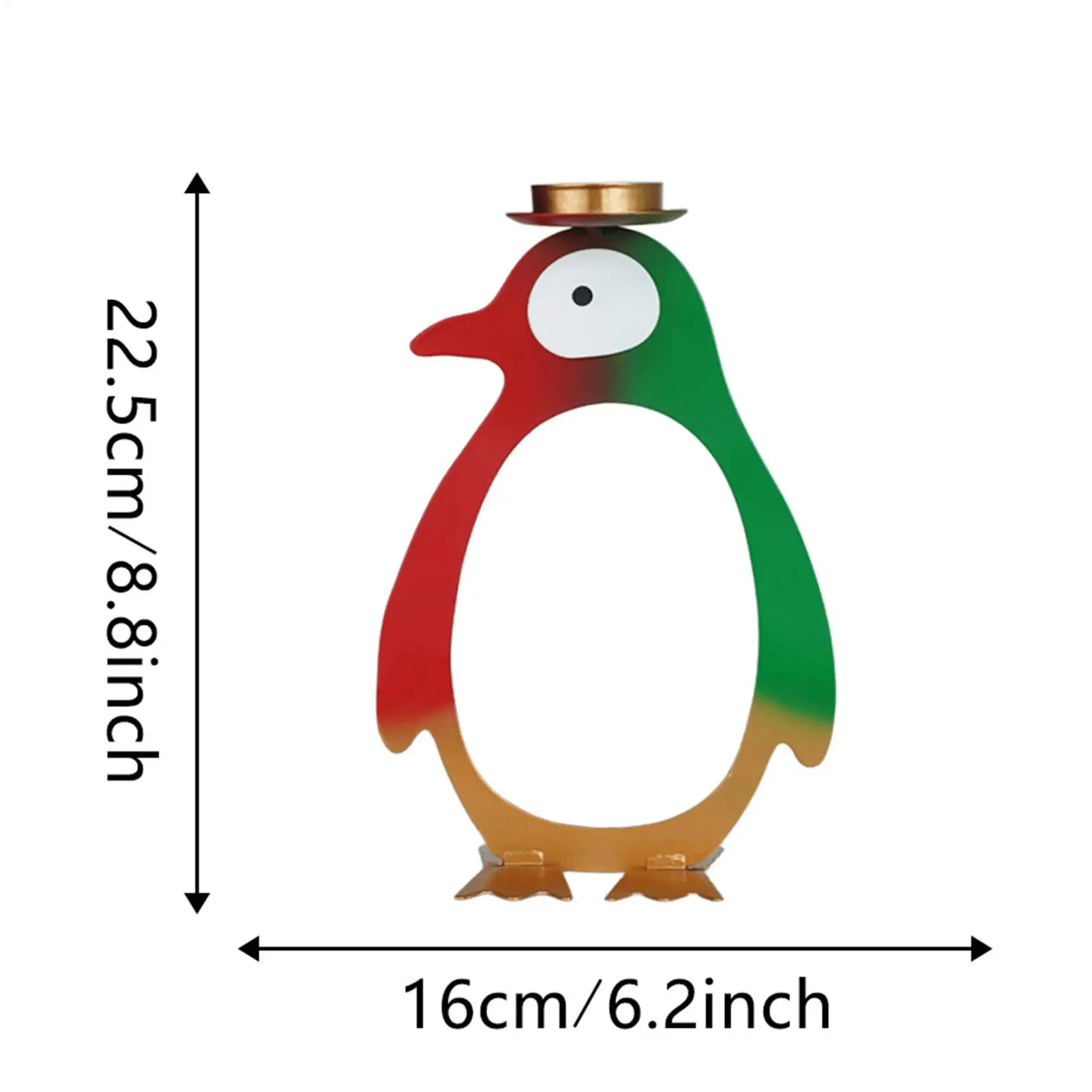 Tea Light Candle Holder Penguin Design Centerpiece Ornaments Animal Candle Holder For Christmas Thanksgiving Holiday Wedding view 6