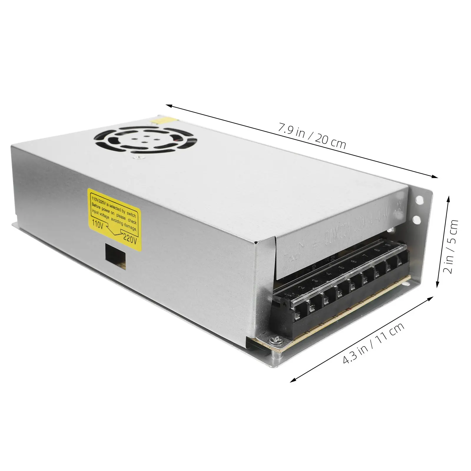 Industrial Switching Power Supply Metal Iron Box Constant Voltage 24V 10A High Efficiency LED Light Strip Adapter Universal view 6