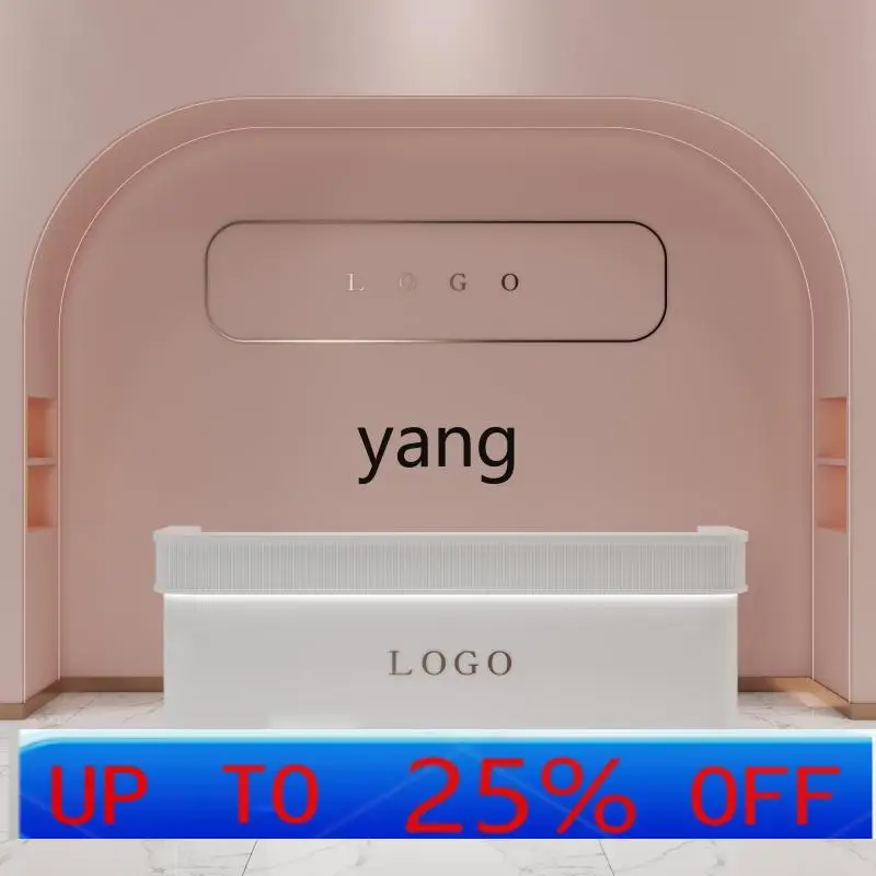 LMM multifunctional paint checkout page Bar Beauty salon Reception desk Consultation desk
