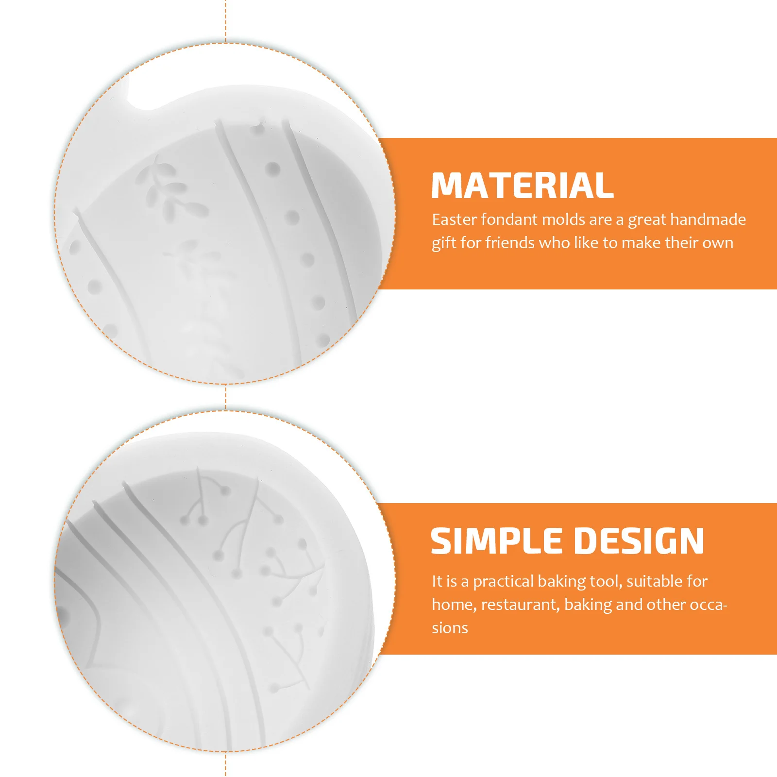 

Easter Themed Molds Silicone Cake Molds for DIY Fondant Baking Non-Stick Easy Demould Unique Design Dessert Decorating Food