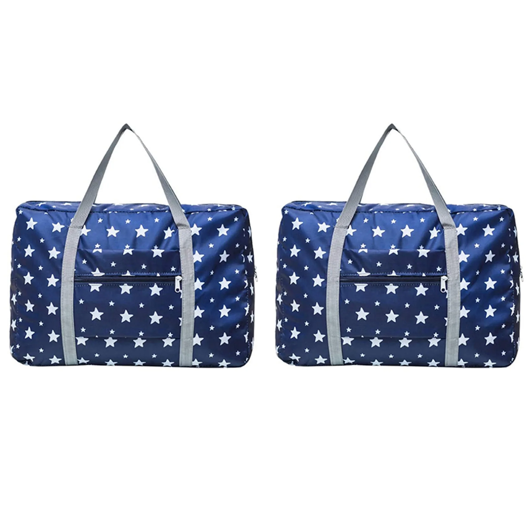 

【SEE】2X Travel Duffel Bag, Carry On Luggage Bag, Lightweight Travel Luggage Bag For Sports, Gym, Vacation Storage Tote (Blue)