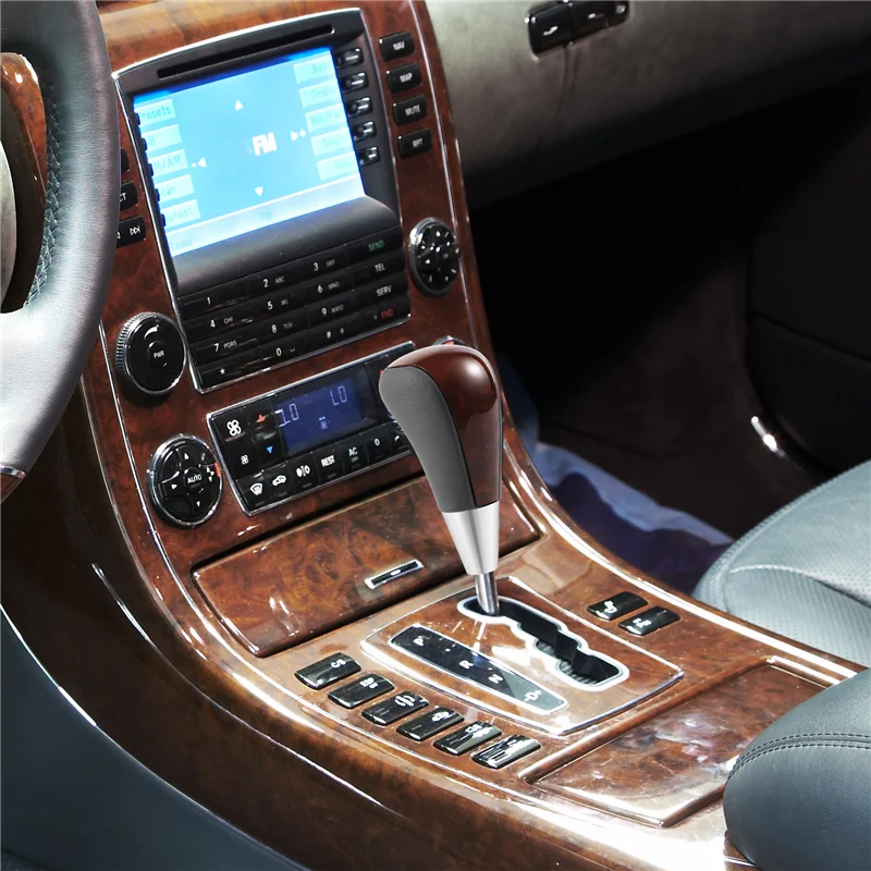 Wood Grain Car Gear Shift Knob For Toyota Corolla Camry/Harrier Fortuner Crown Land Cruiser Lever Shifter Stick