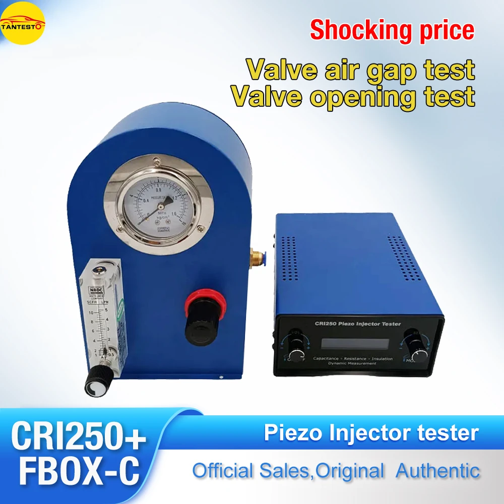 CRI250 Common Rail Injector Tester Diesel Pizeo AHE Dynamic Lift Stroke Instrumen For Siemens Air Gap Flow Measurement Tool