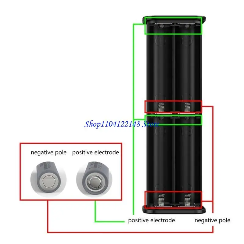 

P9FA DIY 18650 Ящик для хранения энергии, коробка для источников питания «сделай сам» со светодиодной подсветкой, чехол с PD