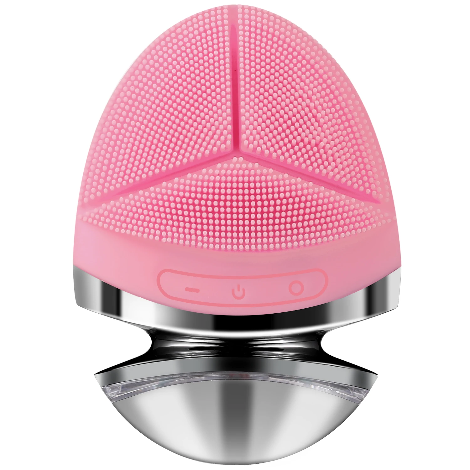 

Factory Portable Silicone Cleansing Brush Vibrating Skin Lifting Light Emitting Diode Massager Accessories Tools