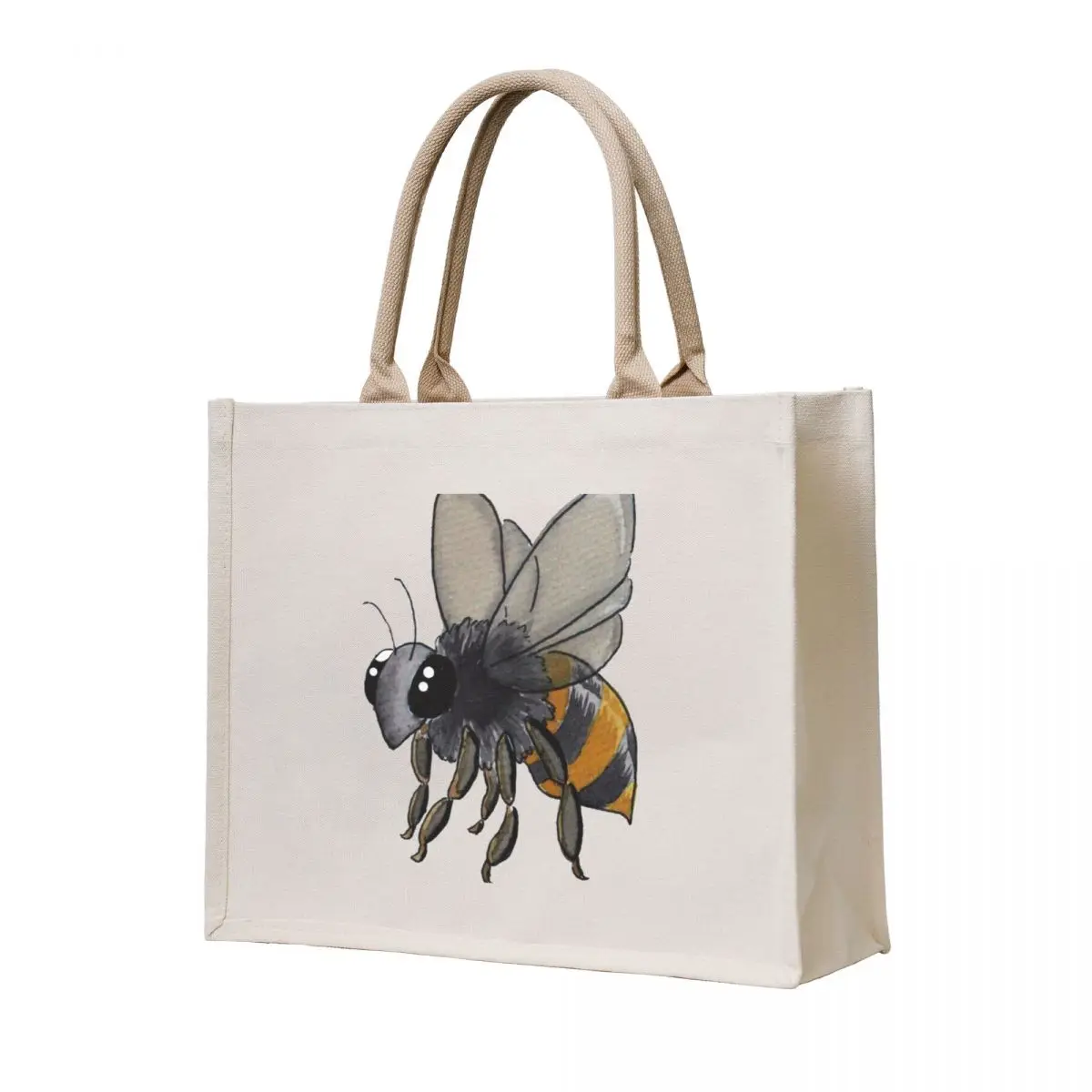 

Smol Honey Bee Tote Bag canvas shopping bag Lady bags tote bags aesthetic