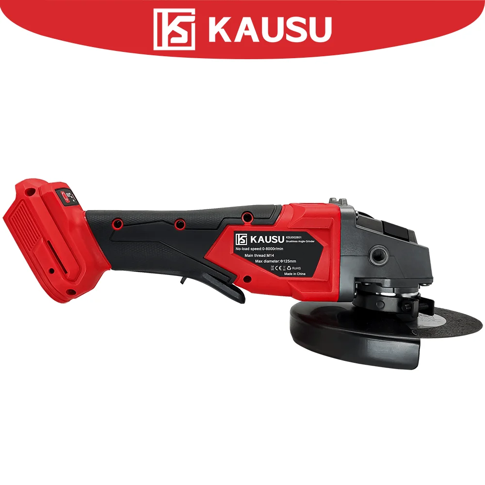 Imagem -04 - Rebarbadora Elétrica sem Escova Máquina de Corte de Velocidade Variável Ferramenta Elétrica de Moagem Bateria Makita 18v 125 mm sem Bateria
